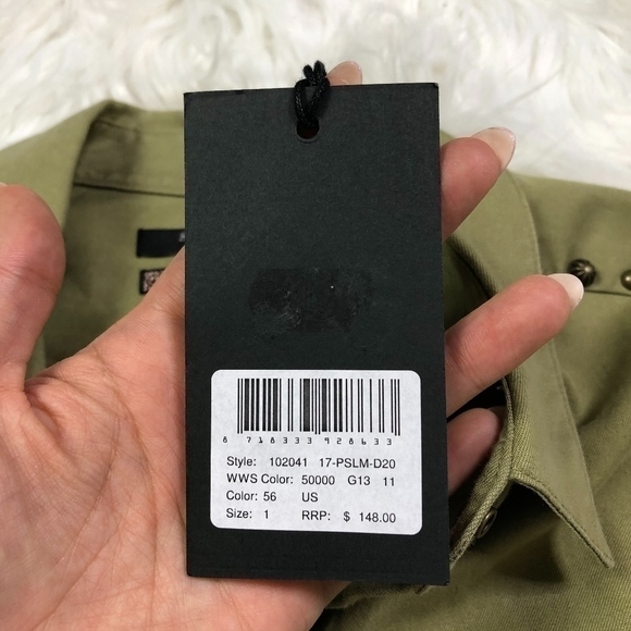 NWT Scotch & Soda Studded Button Down Shirt! - Picture 4 of 8